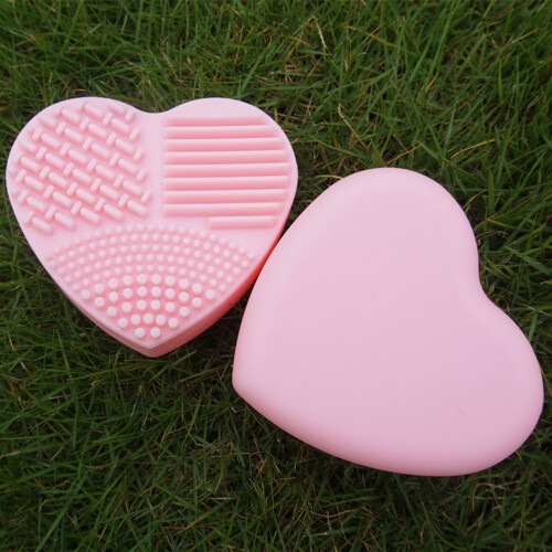Brush Pink Scrub Artifact Heart-Shaped 1