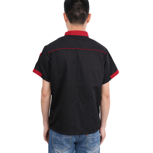 Veste Chef Noir Courtes Confortable Et Durable 1