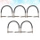 10Pcs Right Angle Elbow Patch Cable for Guitar Black Low Capacitance 11