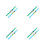 8Pairs Durable Wood Drum Sticks Assorted Colors for Drum Sets Practice 9