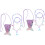2Ensembles Collier Queue De Sirène Violet Bracelet Pour Fille 4
