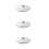 3Pcs Silver Plastic Candy Machine Top Lid Universal Replacement Cover 8