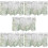 5Pcs Multi Color Rustic Style Window Valance Short Curtains for Home 10