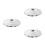 3Pcs Silver Plastic Candy Machine Top Lid Universal Replacement Cover 9