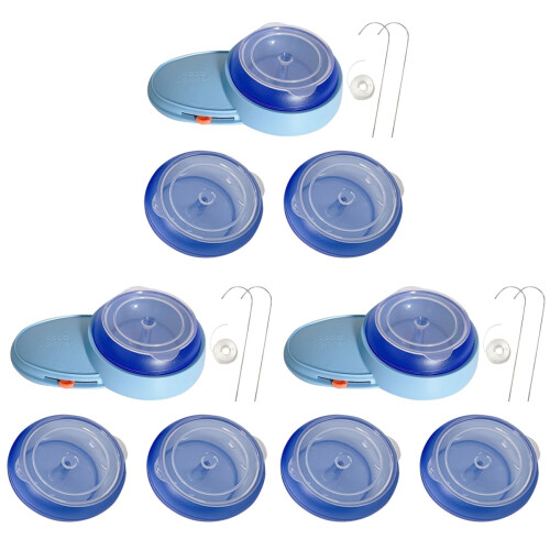 3Sets Home Use Beads Spinner Bowl Electric Beading Machine Sky-Blue 1