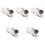 5Pièces Loupe Micro 45X ABS Clip Portable Colorée 4