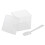 50Sets Small Dessert Bowls Lids for Event Catering 3