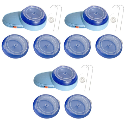 3Sets Home Use Beads Spinner Bowl Electric Beading Machine Sky-Blue 2