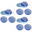 3Sets Home Use Beads Spinner Bowl Electric Beading Machine Sky-Blue 6
