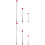 6Pièces Perches Extension Peinture Airless Aluminium Usage Polyvalent 7