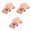 3Ensembles Jeu Cartes Poker Plastic Rose Pour Fêtes 9