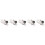 5Pièces Loupe Micro 45X ABS Clip Portable Colorée 9