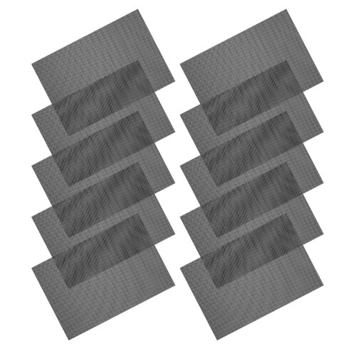 Mesh PVC Noir Résistant Eau Pour Projets Artisanaux Cosplay 2