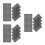 Mesh PVC Noir Résistant Eau Pour Projets Artisanaux Cosplay 4