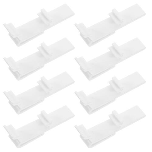 40Pcs Pom Vertical Blind Valance Clips White Curtain Fasteners 1