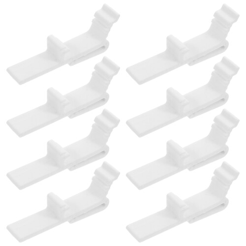 40Pcs Pom Vertical Blind Valance Clips White Curtain Fasteners 2