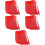 60Ensembles Bols Baseball Rouge , Pour Maison 8