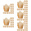 250Pièces Papiers Pour Cupcakes Assortis Usage Sûr 9