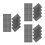 Mesh PVC Noir Résistant Eau Pour Projets Artisanaux Cosplay 6