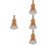 4Pièces Flacons Moussants Pe Portables Nuages Ours Multi Usage Voyage 6