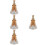 4Pièces Flacons Moussants Pe Portables Nuages Ours Multi Usage Voyage 7
