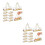 20Pcs Boxes Practical Dessert Containers for Storage Use 10
