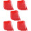 60Ensembles Bols Baseball Rouge , Pour Maison 9