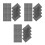 Mesh PVC Noir Résistant Eau Pour Projets Artisanaux Cosplay 7