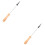 2Pcs Wood Handle Graphite Mold Shaping and Expanding Tool Black 6