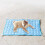 Dog Cooling Mat Xl Rectangular Sky-Blue 1pack 9