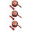 3Sets Wax Smeltstel Hout Warmer En Compact Donkerrood 8