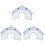 3St Zachte Blauwe Herstelkraag Kat Ademend Polyester Halsband 4