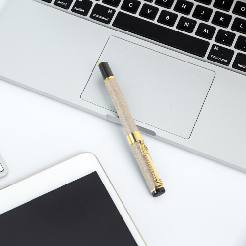 Pen Students Stationery Beige Iron 2
