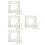 8Pcs Portable Clear Sewing Ruler Durable Acrylic Patchwork Tools 8
