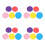 200Pcs Bright Assorted Paper Plates Cake Dessert Wedding Party Use 5