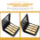 2Pièces Étui -Anches Hautbois ABS Durable Noir Pour Stockage 7