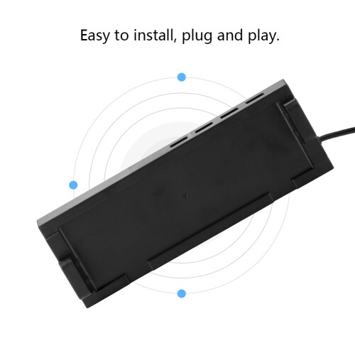 Powered USB Hub With External Splitter Adapter For Game Console Compatible Led Indicator Light Expansion Hub Controller And High Speed USB Hub 2