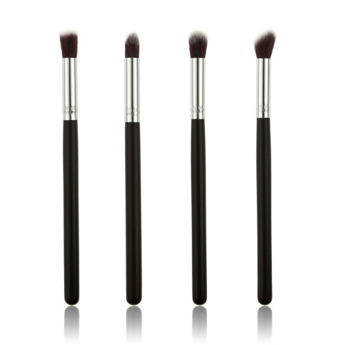 12Stk Schminkpinsel Set Schwarz Silber Weich Reisefreundlich 1