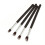 12Stk Schminkpinsel Set Schwarz Silber Weich Reisefreundlich 10