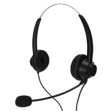 Binaurales Telefon-Headset H360D-3.5-MV Schwarz