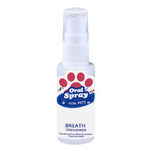 Dental Health For Pets Supplement, Zinc Chloride Breath Freshener Aloe Vera Teeth Cleaner Plaque And Tartar Remover Pet Oral Care Spray For Cats And