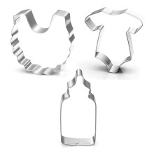 Baby Themed Cookie Decorations Multi Shape Cookie Cutter Set Stainless Steel Cookie Cuters Baby Shower Cookie Cuters For Birthdays Parties