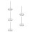 5Pièces Piquet À Reçus Inoxydable Argenté Pour Usage Polyvalent 8