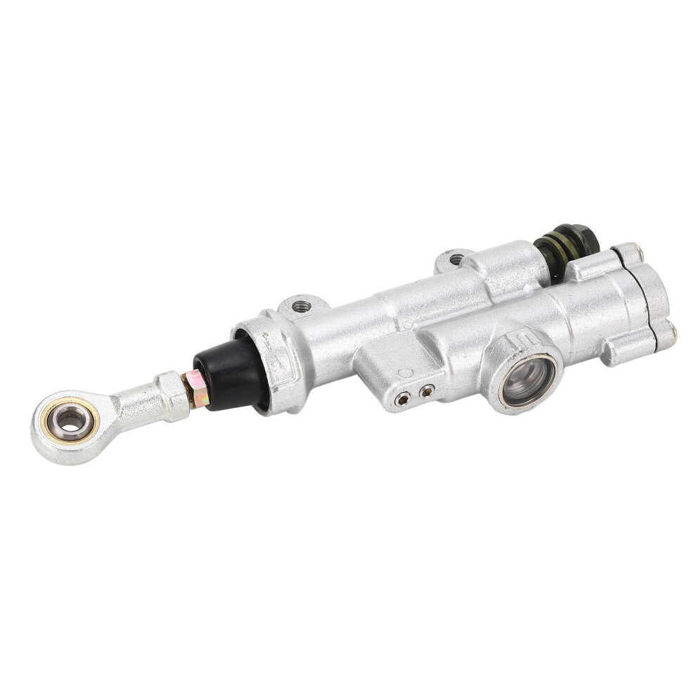 10Mm Rear Brake Master Cylinder Pump For 50Cc-250Cc Dirt Bikes, Atvs Silver 7901389807804