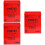 3Pièces À Lettres Rouge En Fer Pour Murs Avec Serrure 6