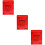 3Pièces À Lettres Rouge En Fer Pour Murs Avec Serrure 8