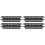 4Pièces Accessoire Métal Mat Noir Carte Parking Mobile 4