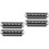 4Pièces Accessoire Métal Mat Noir Carte Parking Mobile 5