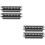 4Pièces Accessoire Métal Mat Noir Carte Parking Mobile 7