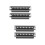 4Pièces Accessoire Métal Mat Noir Carte Parking Mobile 8